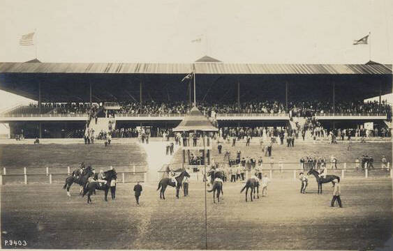 Marianao's Oriental Park racetrack in 1921.